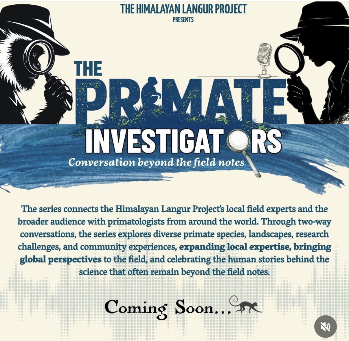 The Primate Investigators workshop series poster